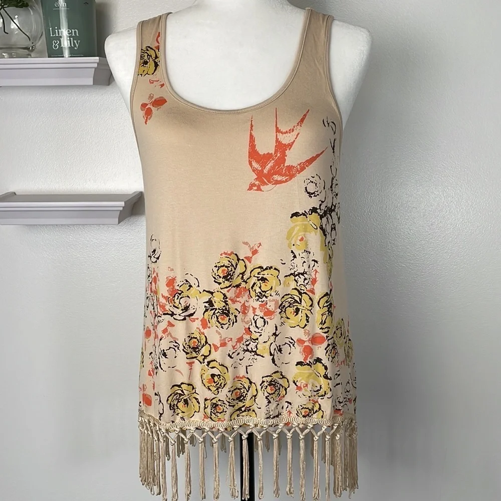 Nevada Teagan Sleeveless Top with Tassels - Picture 2 of 14